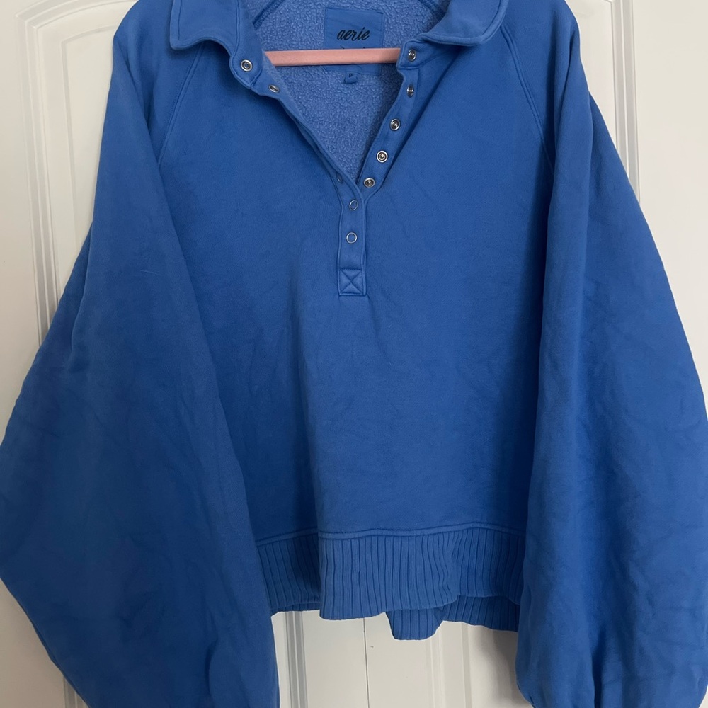 Aerie Women's Blue Pullover Top